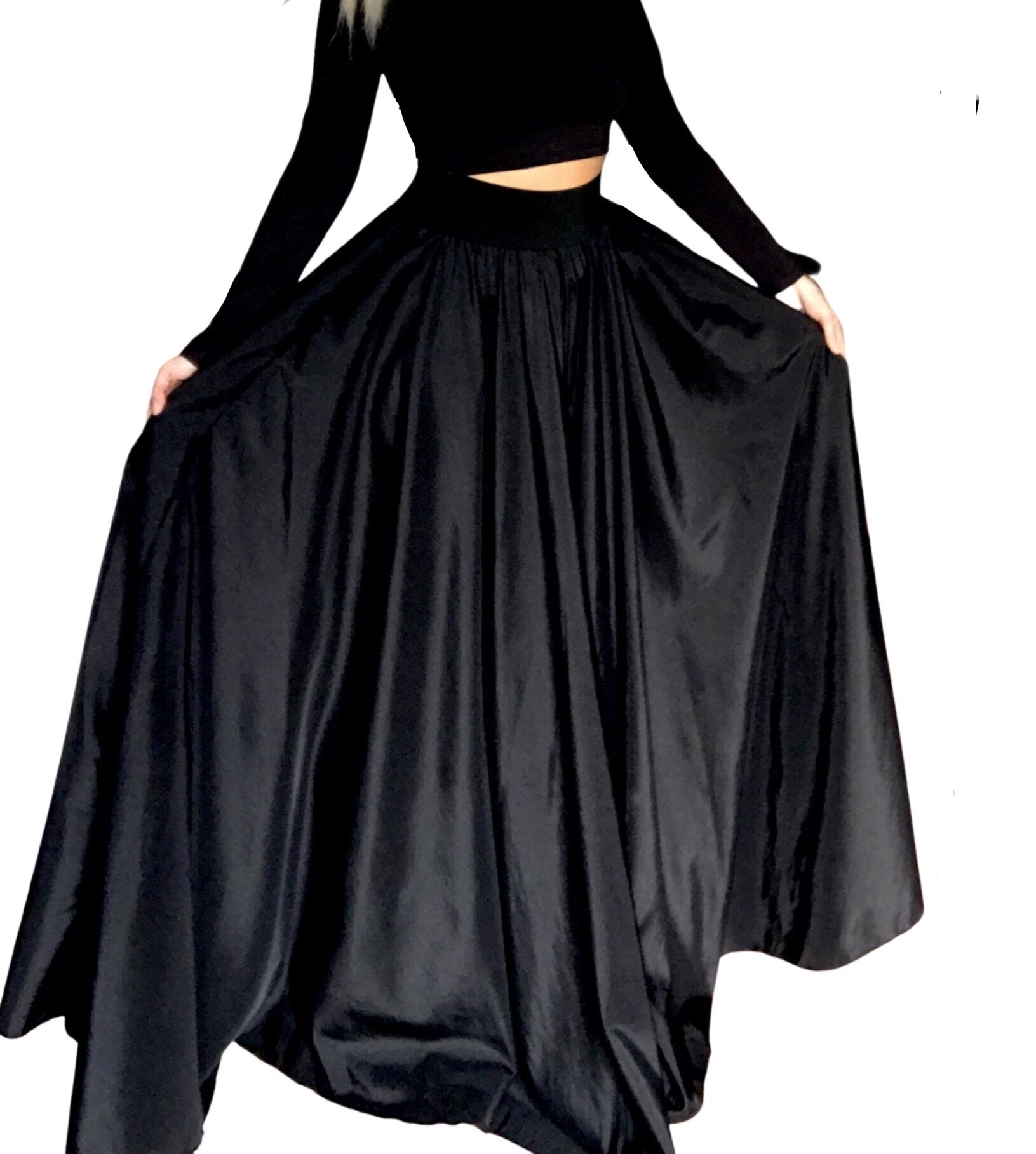 DLOUHÁ SUKNĚ - maxi sukně -  BOROS SK-L-BLACK 05